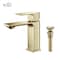 Kibi Mirage Single Handle Bathroom Vanity Sink Faucet with Pop Up Drain C-KBF1001BG-KPW100BG - alternate 1